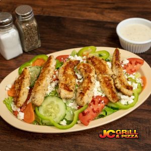 grill chicken greek salad